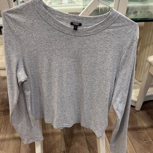 New!   21 Heather Gray Long Sleeve Top
